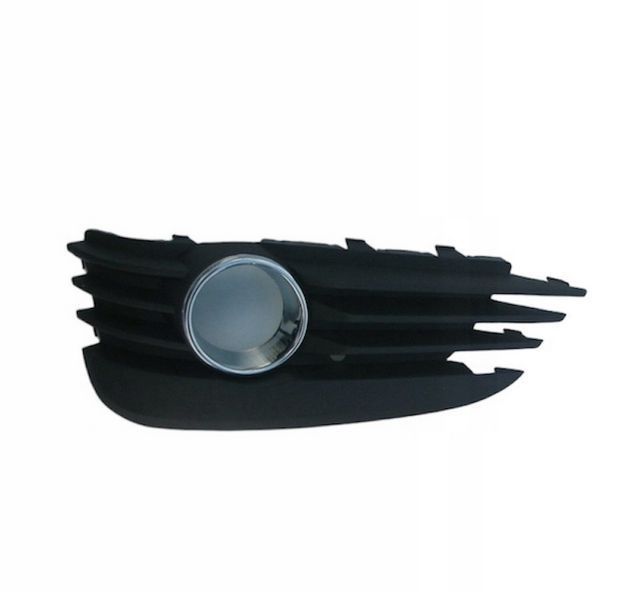 Grila bara protectie, spoiler Opel Vectra C, 09.2005-09.08, Signum, 06.2003-09.05, Model : Gts, Sport, montare fata, dreapta, cromat; gauri proiectoare, RapidAuto