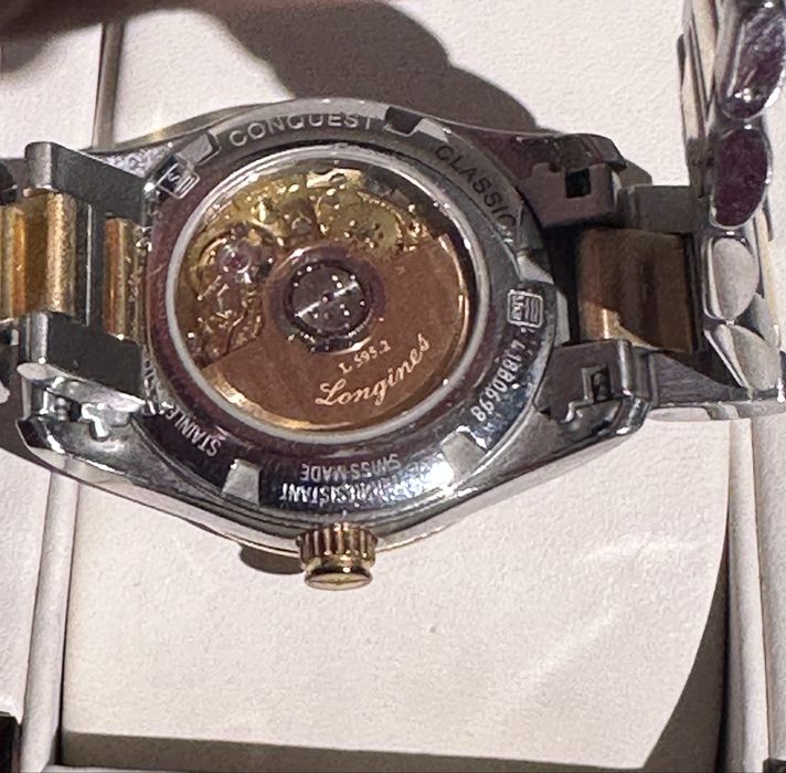 Longines Conquest Classic 29mm Stainless Steel/Gold 18K and Diamonds Automatic