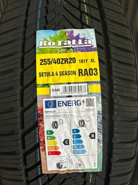 Нови всесезонни ROTALLA SETULA 4 SEASON RA03 255/40R20 101Y XL НОВ DOT