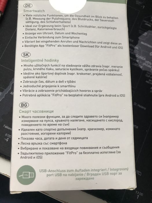 Смарт часовник Mebus, чисто нов.