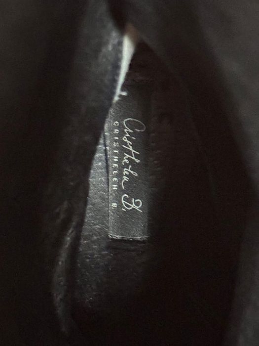 Ghete Cristhelen B. din piele intoarsa