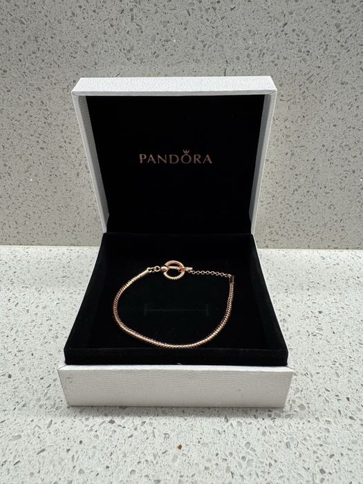 Гривна Пандора розово-златиста