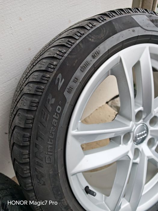 Jante originale audi A4-A5  225 50R17 PIRELLI iarna 2022