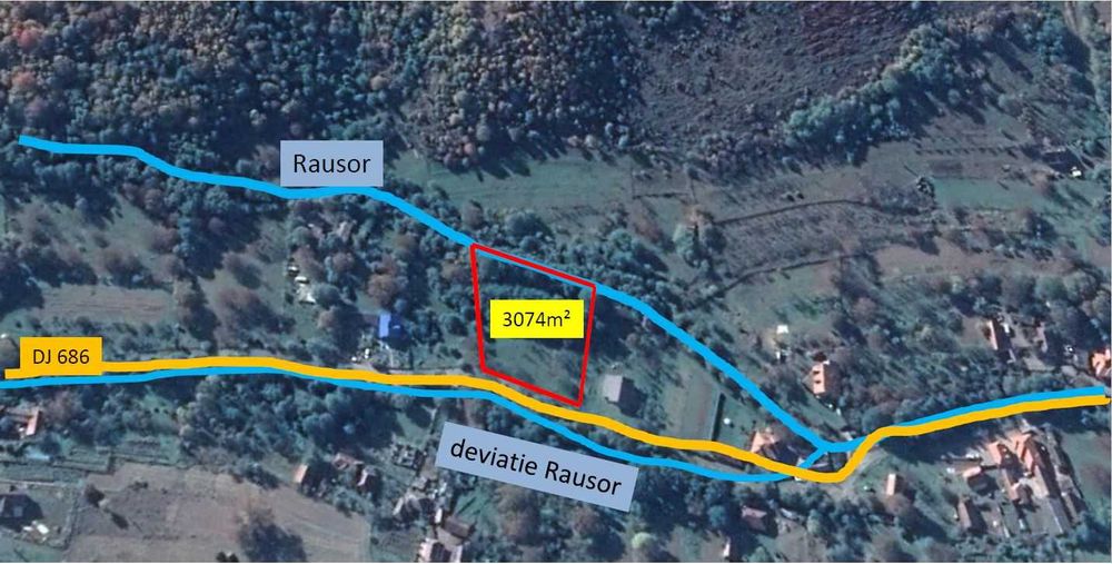 Teren intravilan la poalele Retezatului