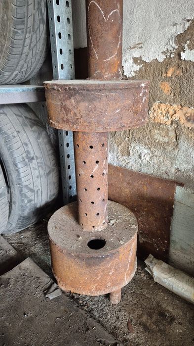 Буржуйка на отработке