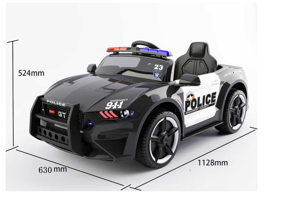 Masinuta jucarie electrica pentru copii, Mappy Police 007