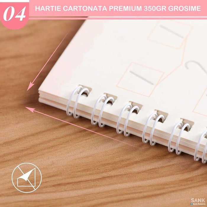 Caiete de caligrafie si exercitii Sank Magic Copybook Workbook KidBook