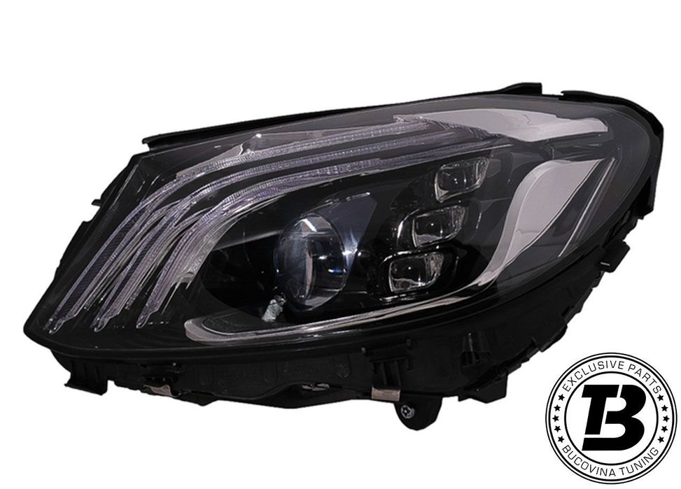 Faruri Full LED compatibile Mercedes C Class W205 S205 MBH Design