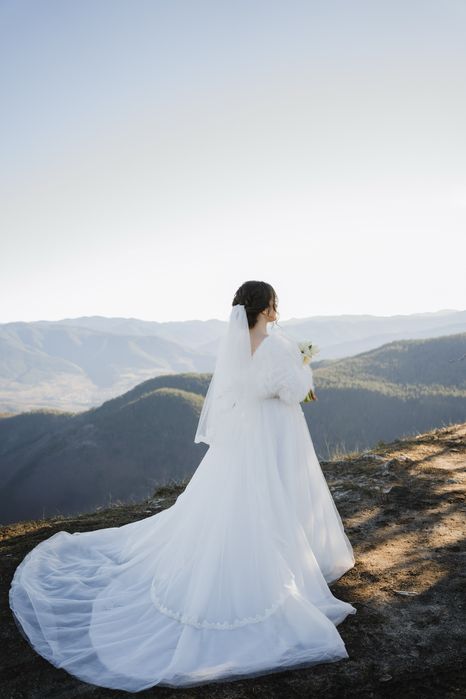 Булчинска рокля + кринолин