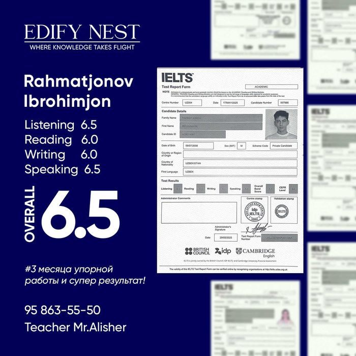 English and IELTS в центре Ташкента