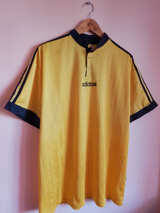 Tricou Fotbal Vintage Adidas Gold Template anii 90