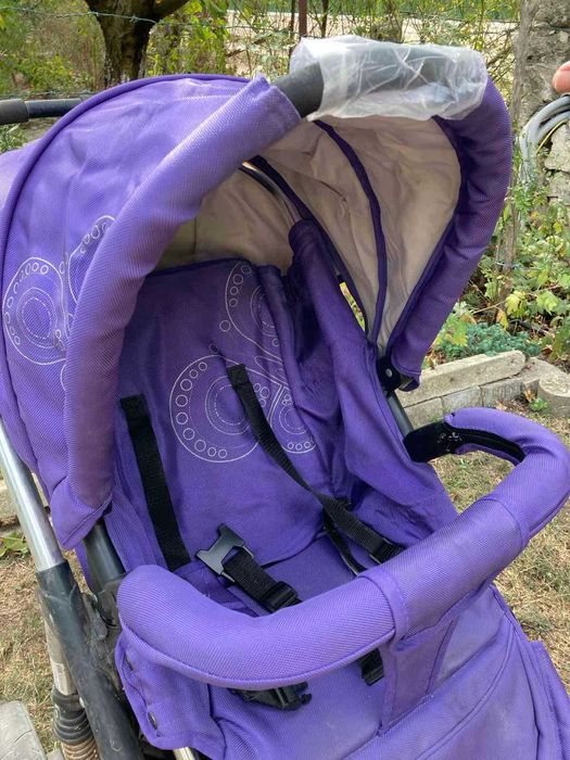 Комбинирана бебешка / детска количка Bertoni Plasma violet Butterfly