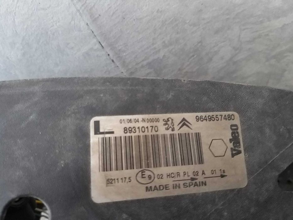 Far stanga citroen xsara picasso n68 9649557480 89310170