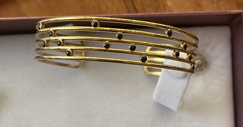 Bratara otel inoxidabil placat cu aur 18K