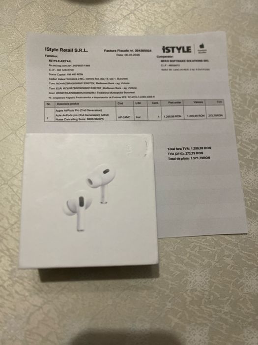 AirPods Pro 2 noi in cutie (pret negociabil)