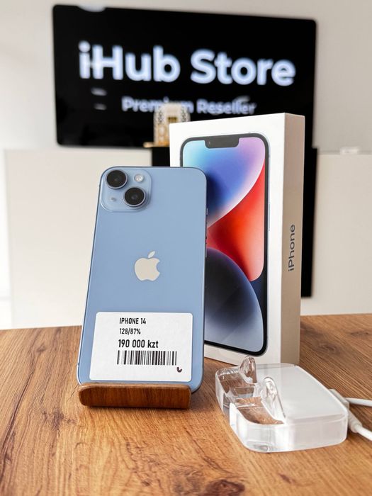 iPhone 14 • 128GB / 87% Blue Айфон 14 • 128 гб / 87% синий