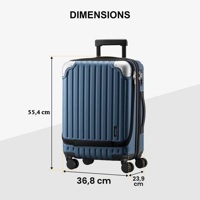 Valiză de cabină LEVEL8 din ABS+PC