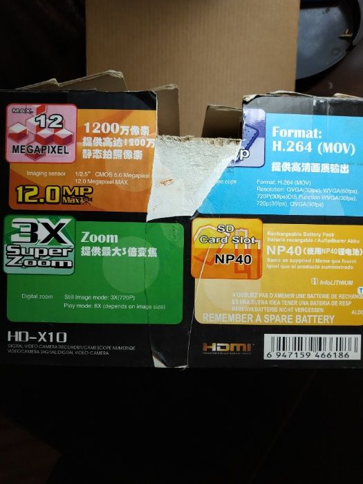 Видео-фото HD камера