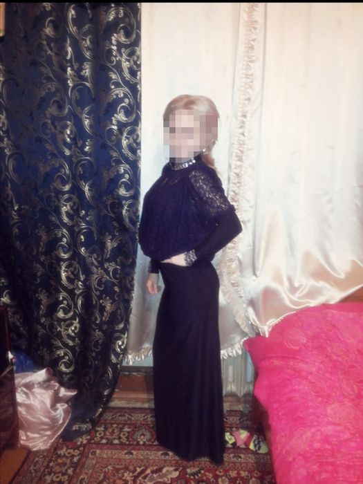 Вечернее платье с открытой спиной