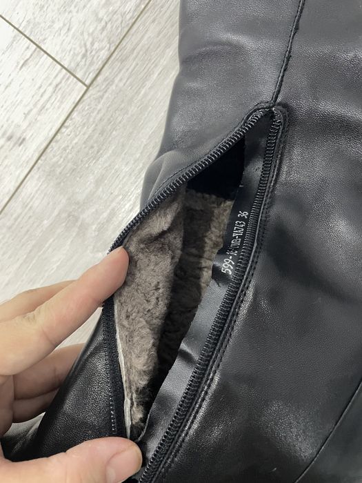 Кожаные сапоги баскони