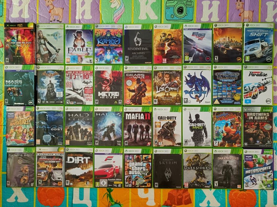 Xbox 360 лицензионные игры/диски
