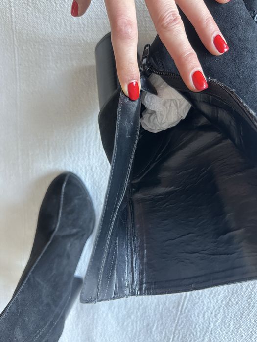 Botine 37 Mango - cizme pana la gleznă