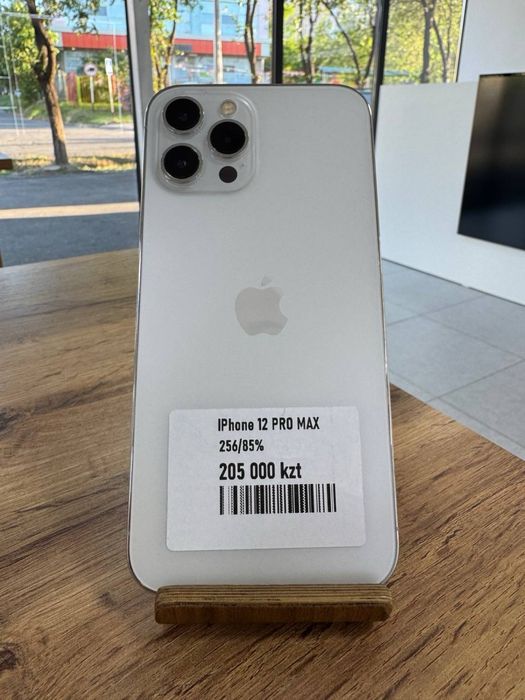 iPhone 12 Pro Max•256GB/85%Silver Айфон 12 Pro Max•256гб/85%Ақ