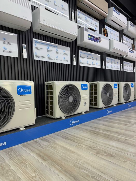 шоу-рум Кондиционер Midea Naomi-12 Inverter Quattro | Wi-fi | Гарантия