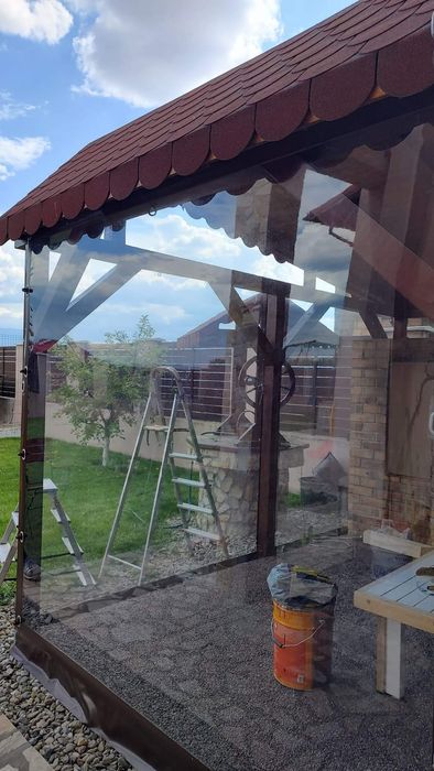 Folie terasa/ terase,  Cristal premium transparenta