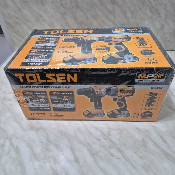 Set Bormasina de insurubat si bormasina de impact cu acumulator 87240