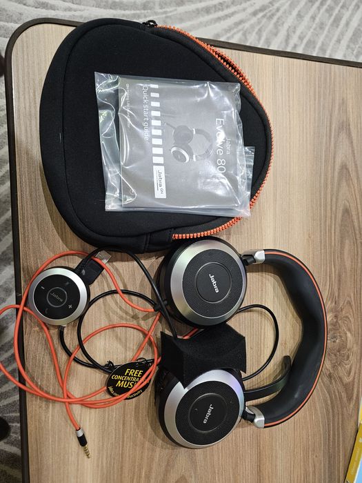 Слушалки Jabra Evolve 80 Stereo MS с Noise Cancelation