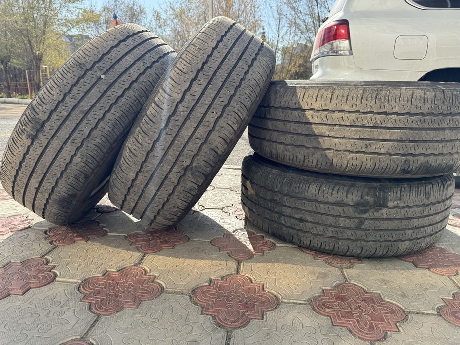 Диски с шинами R18 на прадо