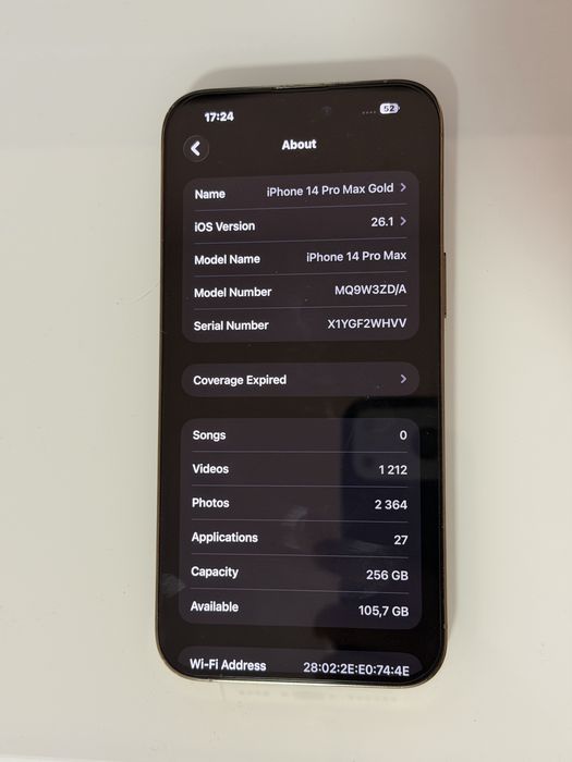 iPhone 14 Pro Max 256GB Gold Златен