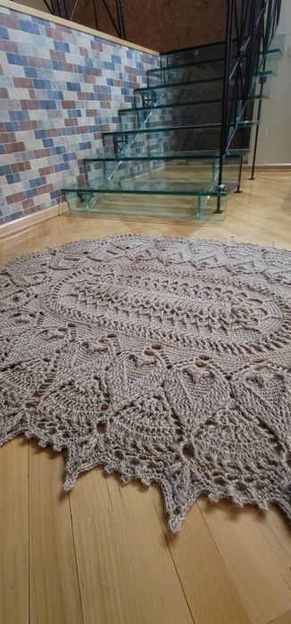 Джутовый ковер 150х120