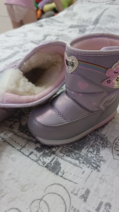 Сапоги зимние на девочку