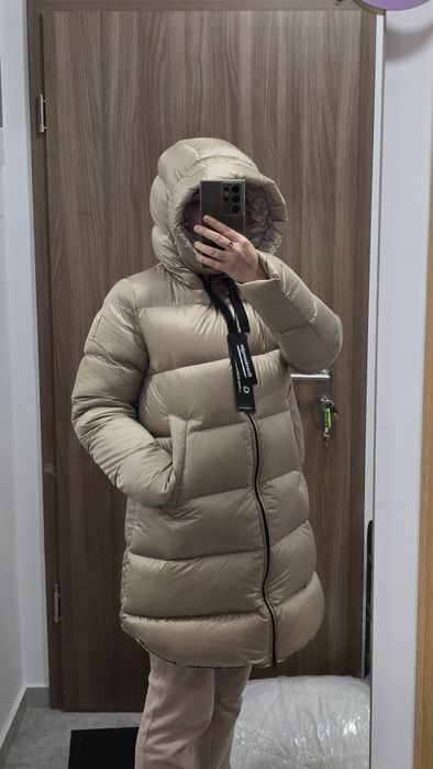 Geaca de iarna cu puf Bamboogie Geneva Bej marimea M