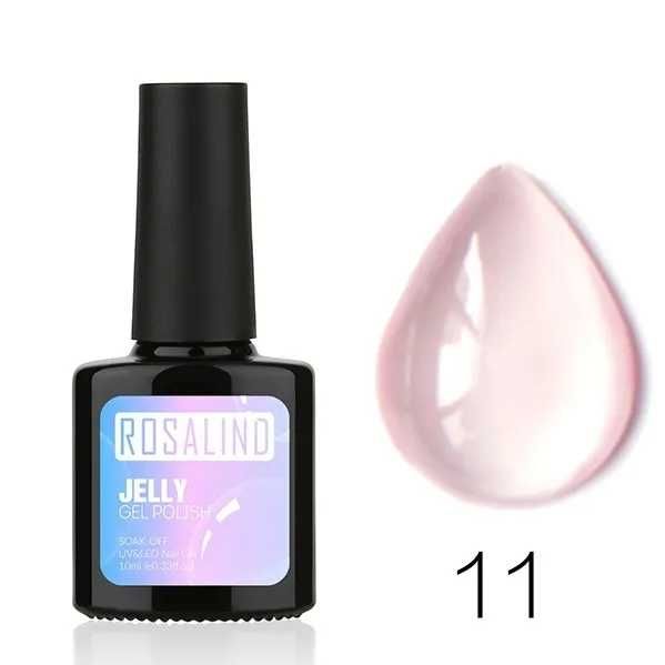10мл ROSALIND jelly gel Полупрозрачен гел лак