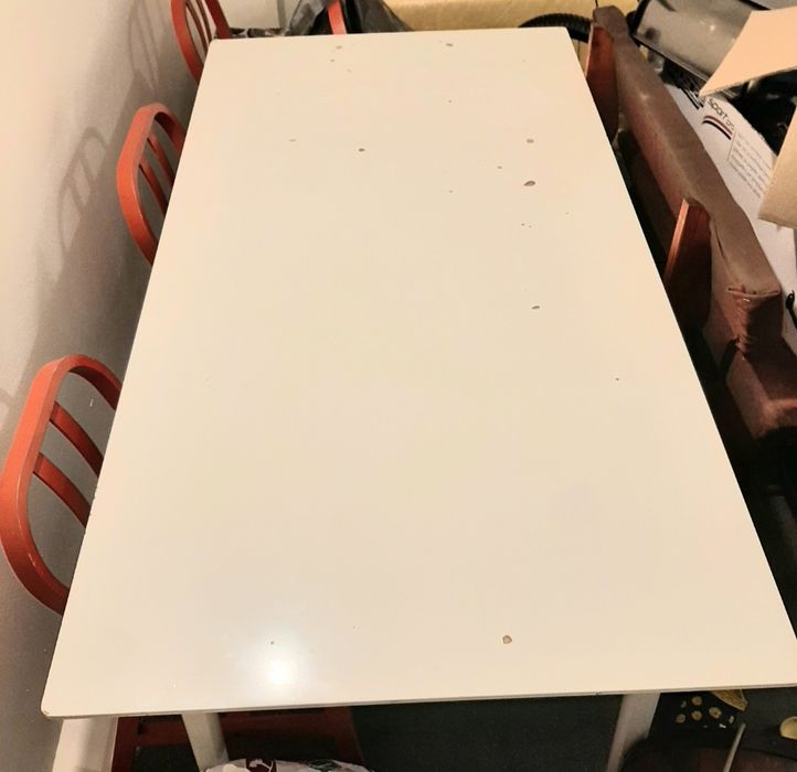 СПЕШНО! Бяла маса 195/97см  h-75см