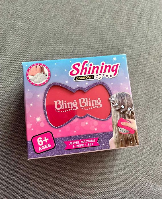 Комплект за поставяне на камъчета върху коса, дрехи - лепещи камъчета