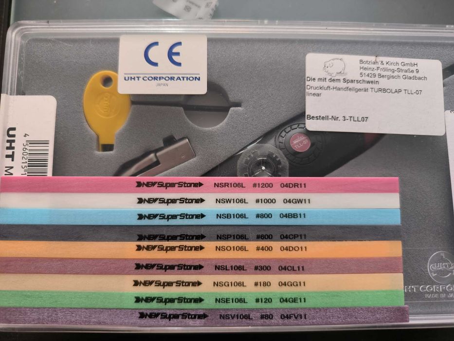 Turbo lap TLL-07 Aparat pneumatic de pilire/lustruire pila