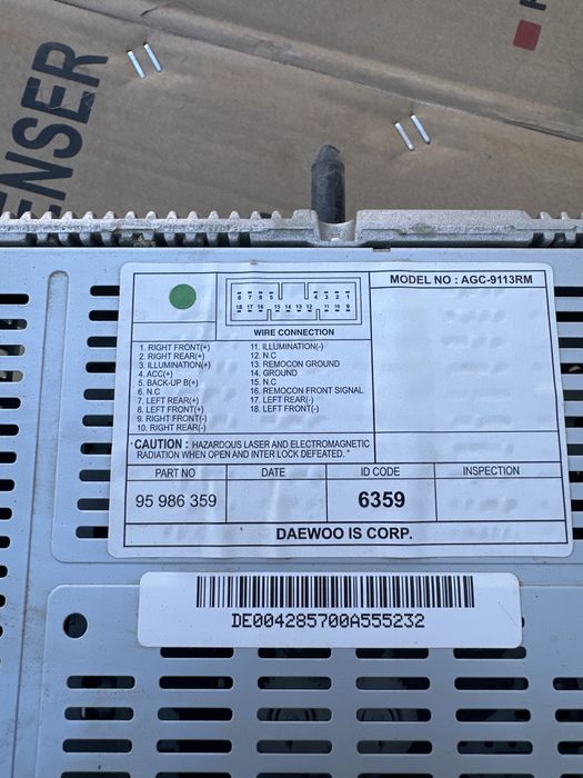 Spark магнитола и рамка