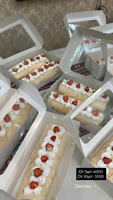 Чайные сеты пирожные торты