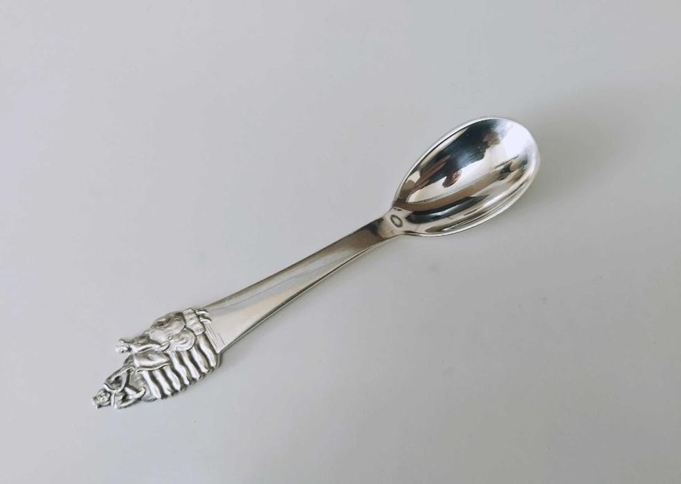 Lingurita copii  din argint 830 HC Andersen, Danemarca