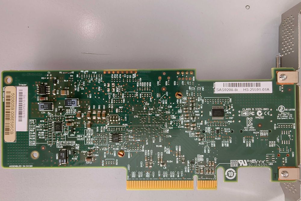 Контролер 6Gb SAS SATA HBA JBOD SAS2308 SAS9208-8i Lenovo N2115