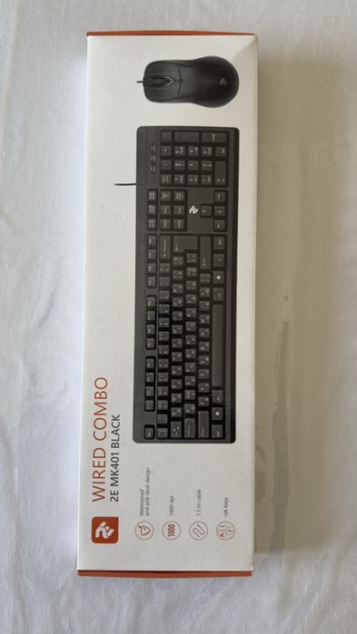Клавиатура 2E MK 401 BLACK янги ишлатилинмаган
