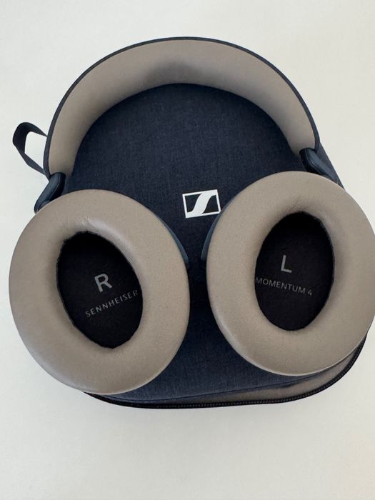 Безжични слушалки Sennheiser - Momentum 4 Wireless, ANC, сини