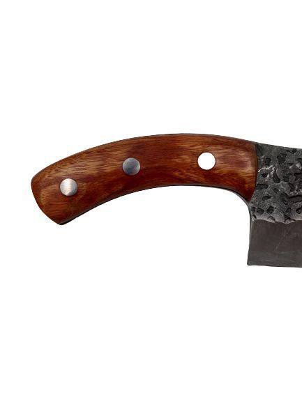 Cutit japonez, forjat manual, 26 cm, husa piele