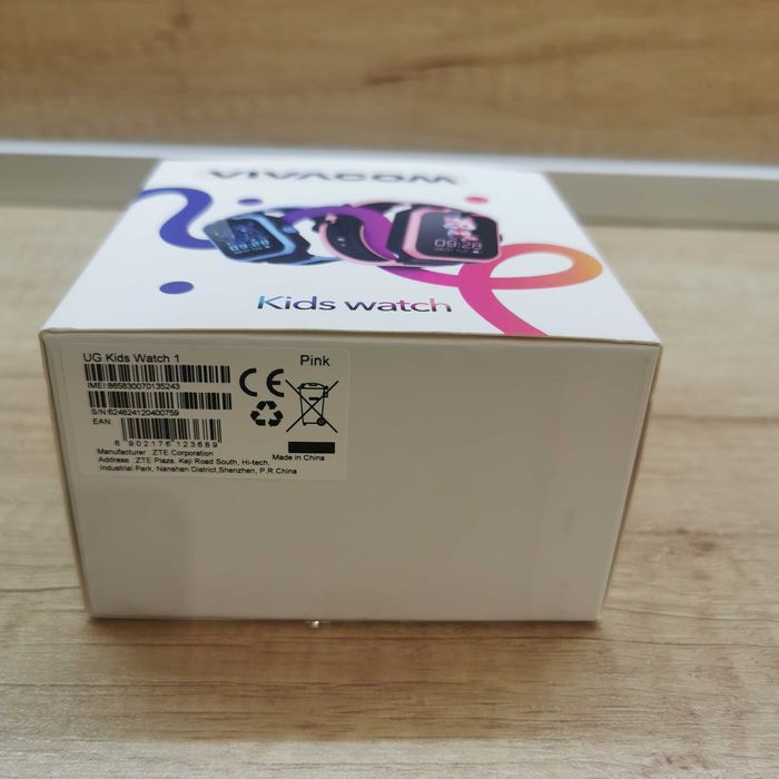 Детски смарт часовник Vivacom Kids Watch-розов/В гаранция.