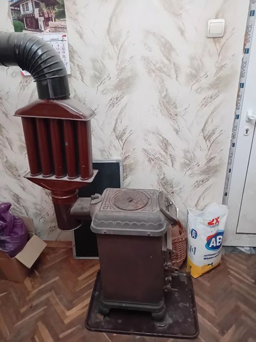 Печка на дърва в конплкт