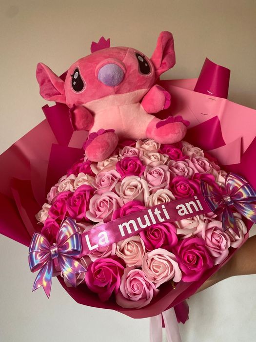 Buchete cu trandafiri de săpun parfumați